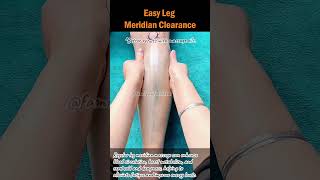 Easy Leg Meridian Clearance legmassage meridianmassage massagetherapy leghealth stressrelief [upl. by Nellaf]