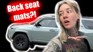 AMAZON TOYOTA 4RUNNER BACK SEAT PROTECTOR MATS  Should you buy it  Installation Review Video [upl. by Suoirad]