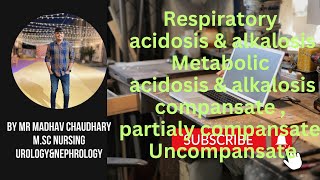 🔥 RESPIRATORYampMETABOLIC ACIDOSISampALKALOSIS🔥COMPANSATEPARTIALLY COMPANSATE UNCOMPANSATE🔥kidney [upl. by Glorianna834]