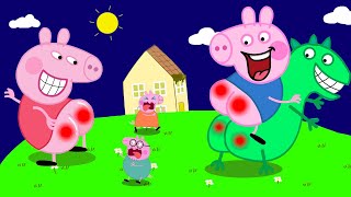 Zombie Apocalypse Zombies Appear At The Forest  Peppa Pig Funny Animation [upl. by Atined179]