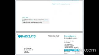 How to Edit Barclays Bank Statement Template 2024 [upl. by Ijar]