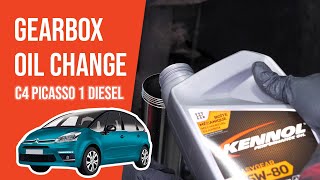 Change the gearbox oil C4 Picasso mk1 16 HDI 🛢 [upl. by Krause]