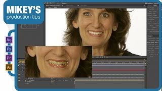 Natural Teeth whitening with after effects tutorial [upl. by Sharona]