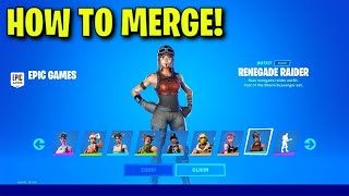 How to MERGE FORTNITE ACCOUNTS in CHAPTER 5 SEASON 1 Merge your Fortnite Accounts [upl. by Ayerdna]