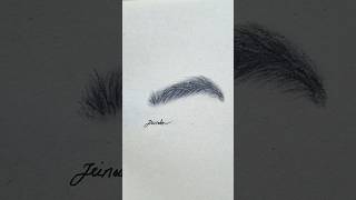 how to draw eyebrows art drawing [upl. by Publia]