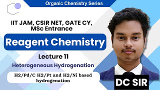 Reagent Chemistry lec 11  Heterogeneous hydrogenation  PdC based hydrogenation [upl. by Ahsenor]