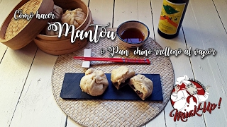 Mantou o pan chino relleno al vapor [upl. by Aihsined672]