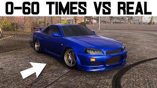 Real Life 060 Comparison 100kph  Carx Drift Racing Online [upl. by Judenberg666]