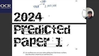 2024 OCR J277 GCSE Computer Science Predicted Paper 1 Walkthrough [upl. by Nahor660]