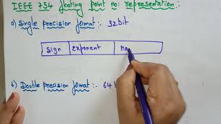 Floating point representation  IEEE 754  COA  Lec6  Bhanu Priya [upl. by Lhamaj565]