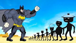 Evolution Of BATMAN Vs Evolution Of MONSTER RADIATION  Returning From The Dead SECRET  FUNNY [upl. by Gonta835]