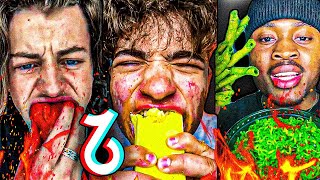 EXTREME Spicy Food TikTok Compilation 54🥵🌶 [upl. by Tolliver848]