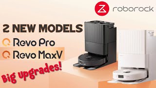 Roborock Q Revo MaxV amp Pro Models Announced CES  Several Changes amp Improvements [upl. by Hplar604]