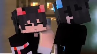 a little kiss 🤍 Blay x Kan minecraft yeosm [upl. by Cerf846]