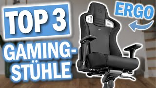 TOP 3 ERGONOMISCHE GAMINGSTÜHLE 2024  3 Preisklassen [upl. by Krakow]