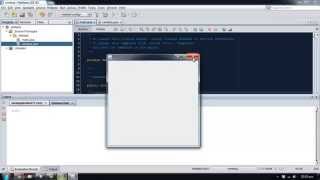 00 crear un JFrame solo código NetBeansNo form [upl. by Aicertal870]