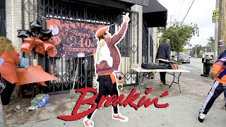 Breakin movie tribute with Pop N Taco and LA street dancers breakdance streetdance [upl. by Laverne]