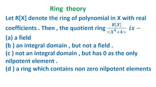 Gate 2022 Ring theory [upl. by Lyreb]