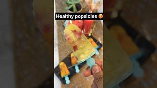 100 Healthy Fruit popsicles 😋😍kids favourite ❤️ healthyeating viral shortsytshortstelugu [upl. by Riggall]