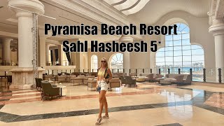 Pyramisa Beach Resort Sahl Hasheesh 5 2024  отель с лучшим пляжем в Сахл Хашиш идеальный заход [upl. by Nalat]