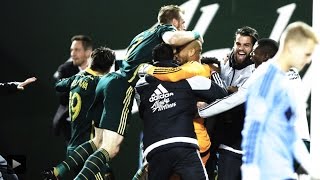 Portland Timbers vs SKC Shootout  A FansEye View  102915 [upl. by Ender]