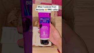 What I ordered from BellaVita 999 offer 😍 bellavita bellavitaorganic offer youtube shorts [upl. by Kohcztiy]