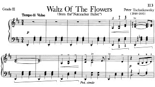 Piano Pieces for Children Grade 3 No32 Tchaikovsky Waltz of the Flowers P113 Sheet Music [upl. by Lonna]