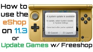 How to Update Games amp Access eShop  1130 CFW  Avoid 114 Update with ctrhttpwn n3DS amp o3DS [upl. by Fanni]