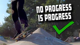 Not Always Progressing  Skateboarding Beginner Over 40 [upl. by Joline502]