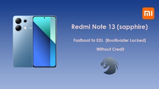 Redmi Note 12 Pro 4g sweetk6a Fastboot to EDL Bootloader Locked [upl. by Naujed]