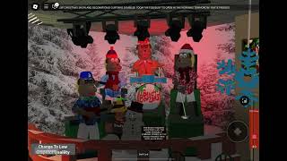 ROBLOX Beach Bowzers  Merry Christmas Baby  Pixie Arcade Northwinway Robloxia [upl. by Ardnuassac]