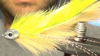 Fish Skull Double Bunny Streamer Fly Tying Instructions and Tutorial [upl. by Llehctim]