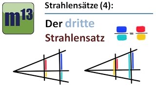 Strahlensätze 4 Dritter Strahlensatz [upl. by Naujal]