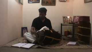 Mridangam Practice  Adhi Thalam  Solo [upl. by Auric758]