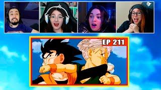 Goten vs Trunks  4 Pessoas Reagindo  Dragon Ball Z  EP 211 [upl. by Annuaerb557]