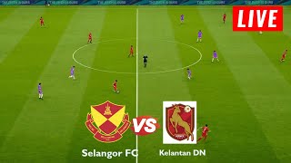 Selangor FC vs Kelantan Darul Naim live  efootball pes21 gameplay [upl. by Uyr]