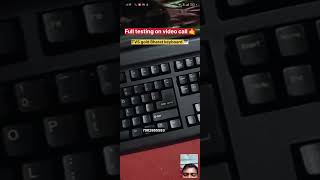 Full testing on video call 🤙 TVS keyboard 🎹 7982865583  skcomputer shorts ytshorts [upl. by Ahsiyn965]