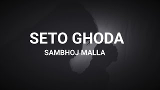 Seto Ghoda  Sambhoj Malla Lyrics [upl. by Bryanty]