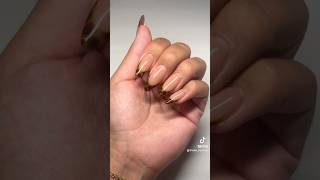 Tutorial 🍂 Tortoise shell nails tortoise nails fallnails autumn frenchtip nailtutorial [upl. by Jeconiah]