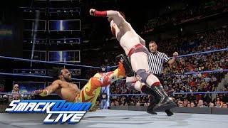 Xavier Woods vs Sheamus SmackDown LIVE May 1 2018 [upl. by Marchall]