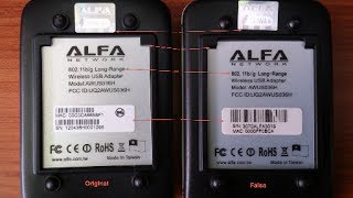 fake adptateur wifi alfa awus036h v5 2014 [upl. by Eilarol]