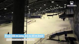 Skihalle Neuss Fahrt mit der Vierersesselbahn [upl. by Lejna500]