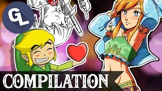 The CHEEKIEST Zelda Comic Dub Compilation  GabaLeth [upl. by Eigger]