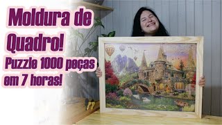 Moldura para Quadros Puzzle de 1000 peças em 7 horas diy puzzle [upl. by Bishop903]