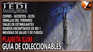 Star Wars Jedi Fallen Order Coleccionables de ILUM Cofres Secretos Ecos Diarios [upl. by Siron]