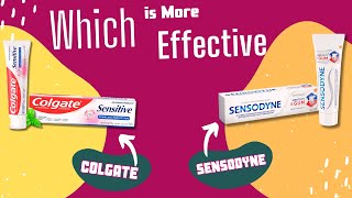 Sensodyne vs Colgate Sensitive Toothpaste  Which is More Effective [upl. by Aleedis]