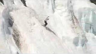 Tuckerman Ravine jumping headwall [upl. by Atiuqehs]