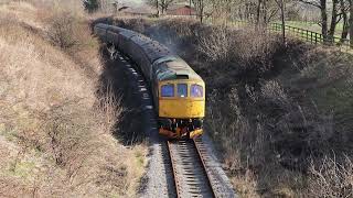 Wensleydale Railway 18 02 24 [upl. by Hcardahs]