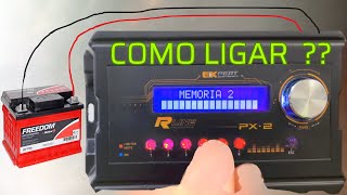 como ligar processador de audio px1 px2 expert [upl. by Surat]