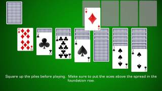 How To Play Klondike Solitaire [upl. by Ecnarepmet]